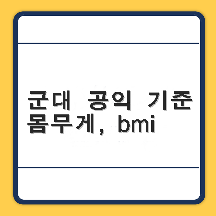 군대 공익 기준