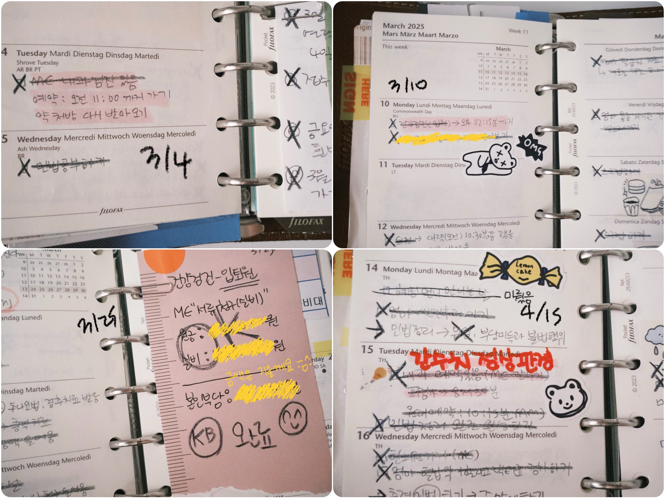 파일로팩스 다이어리