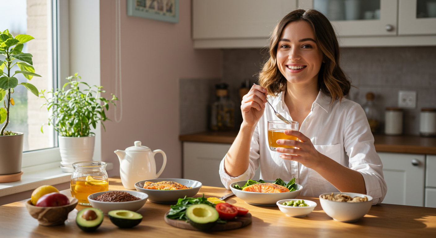 여성 호르몬 균형, 식단으로 바로잡자! 💗 하루 한 끼가 변화를 만듭니다
