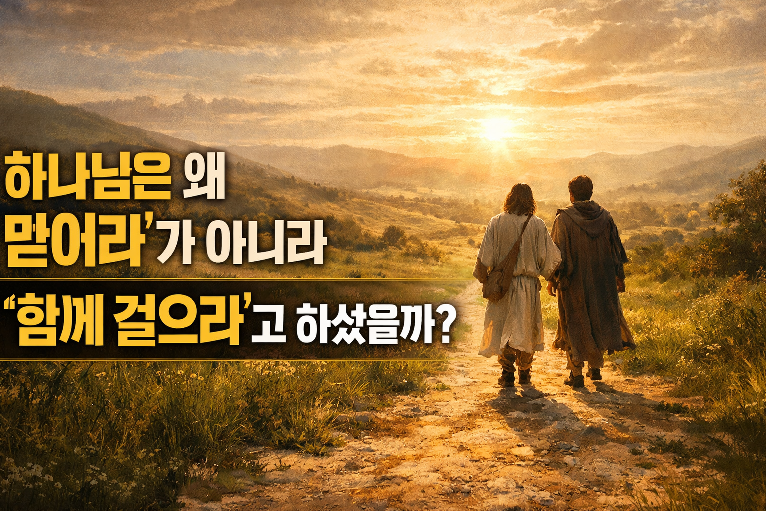 함께 걷는 이미지