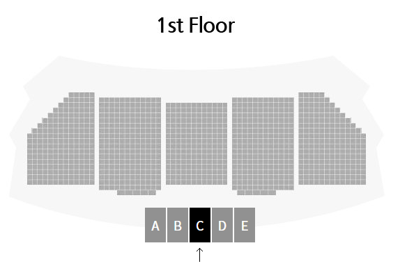 1층 좌석 배치도