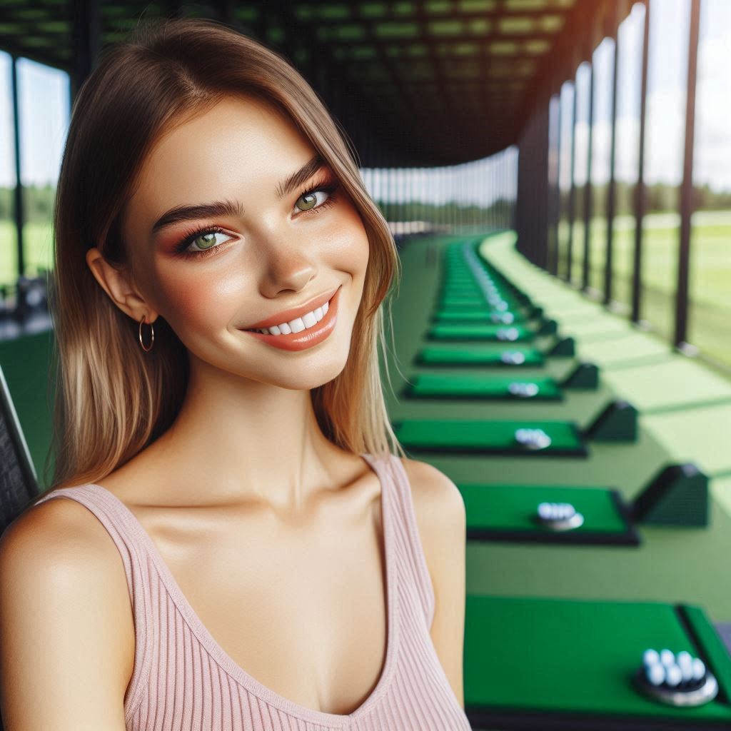 실내골프연습장 배경