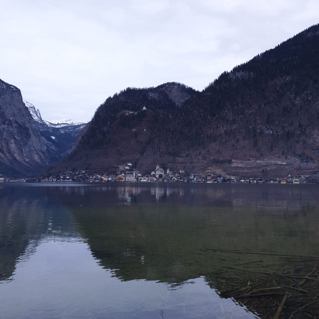 오스트리아 할슈타트 기차역 부근