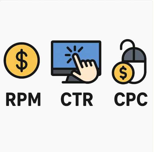 RPM&amp;#44;CTR&amp;#44;CPC