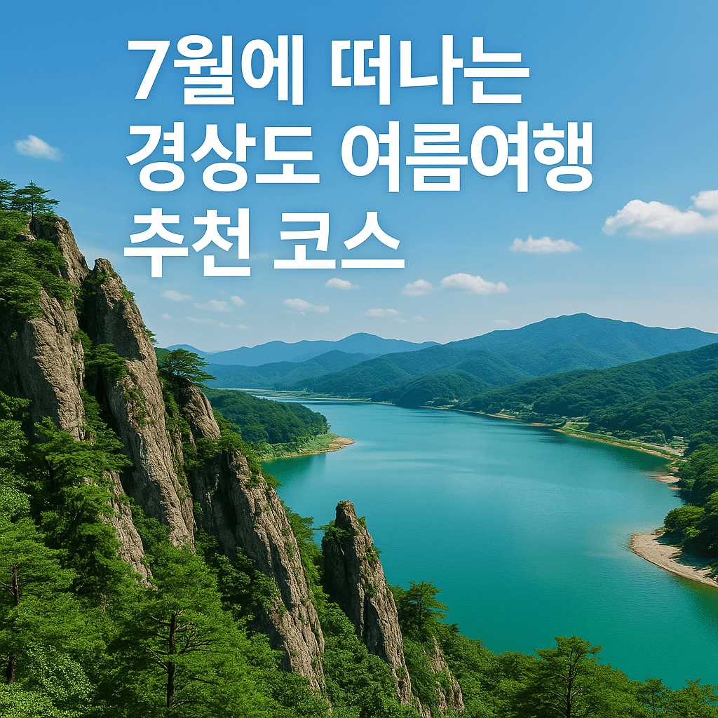 7월에 떠나는 경상도 여름 여행 추천 코스