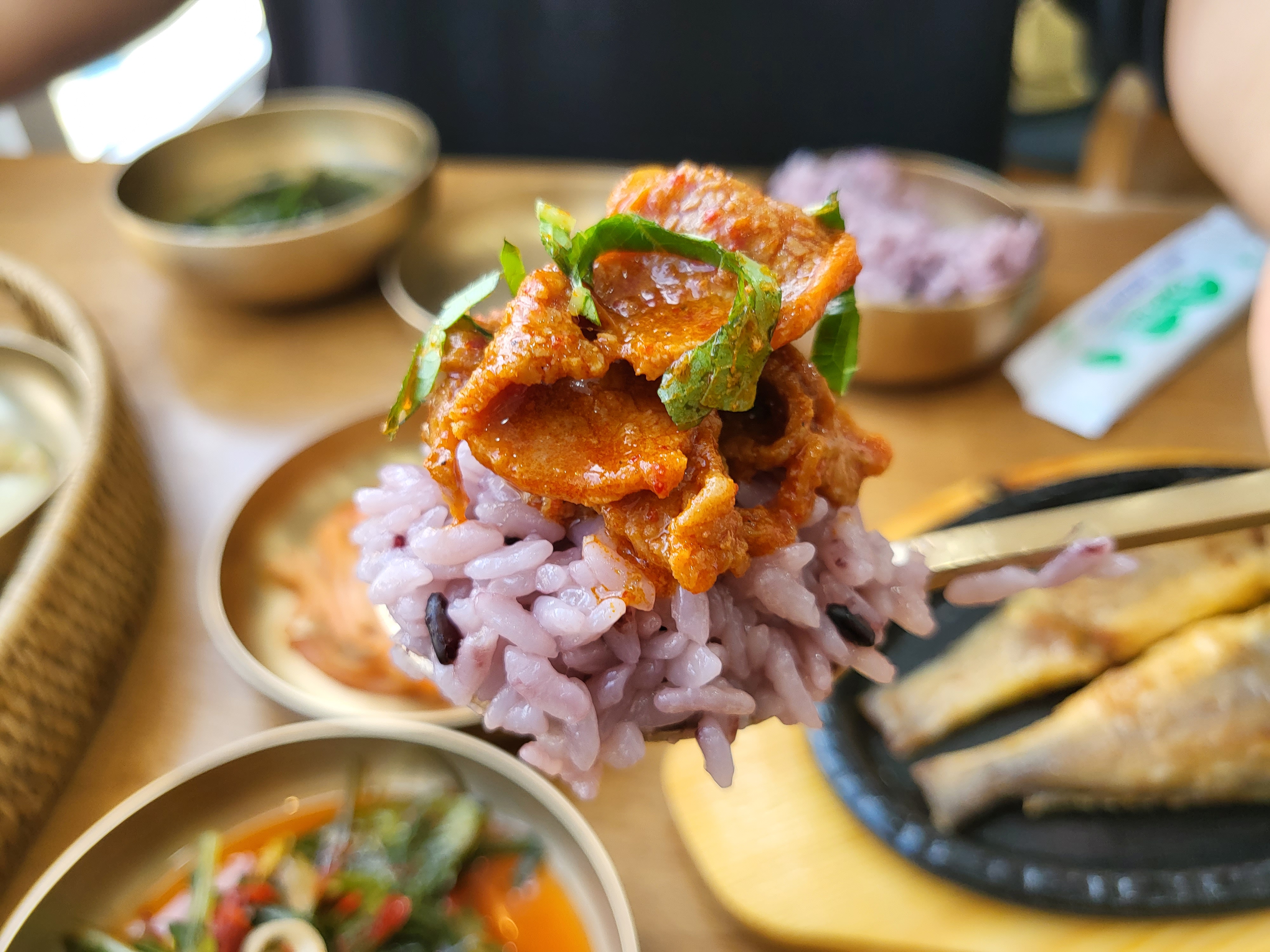 소쿠리밥상 - 클로즈업2