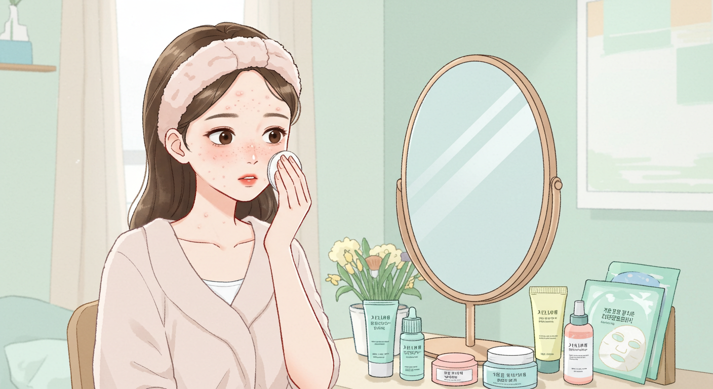 좁쌀 여드름 관리, 생기는 원인부터 해결까지