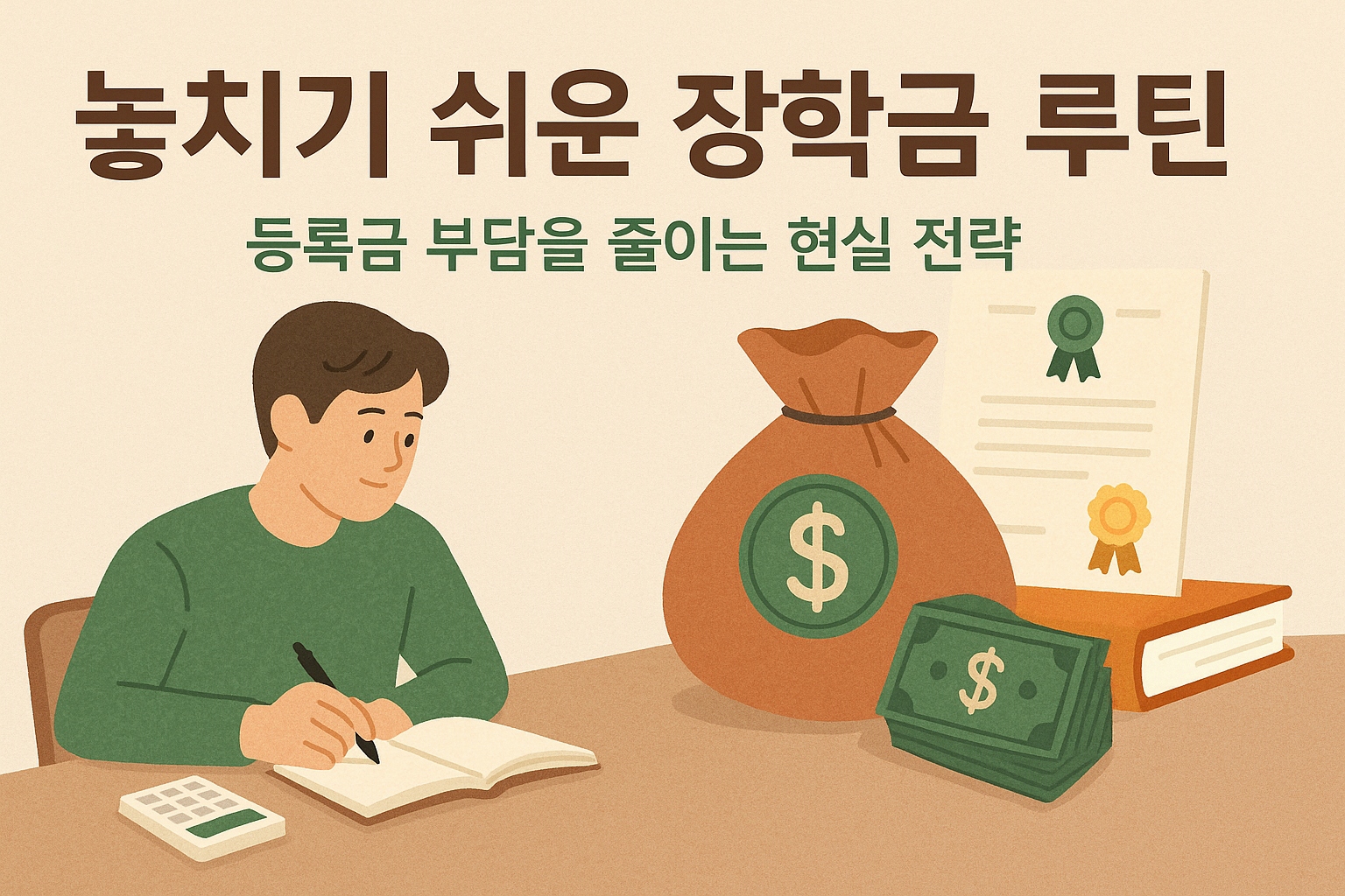 놓치기 쉬운 장학금 루틴 – 등록금 부담을 줄이는 현실 전략