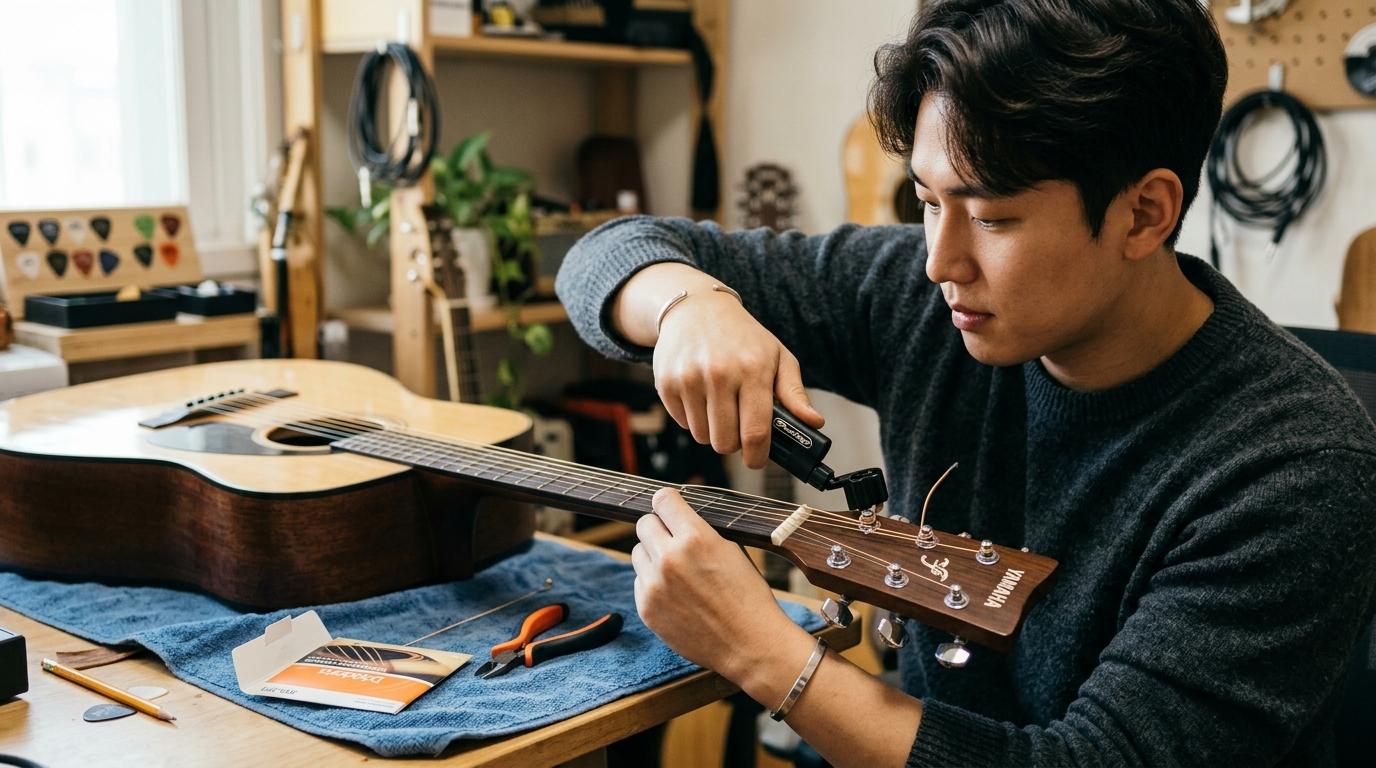 기타 줄 교체법