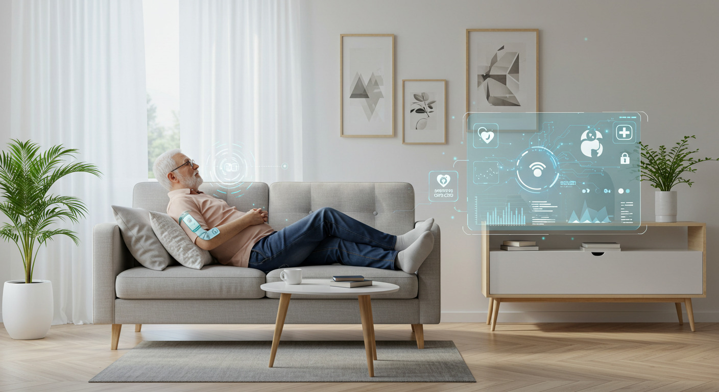 AI 헬스 모니터링 가능한 기기 이미지