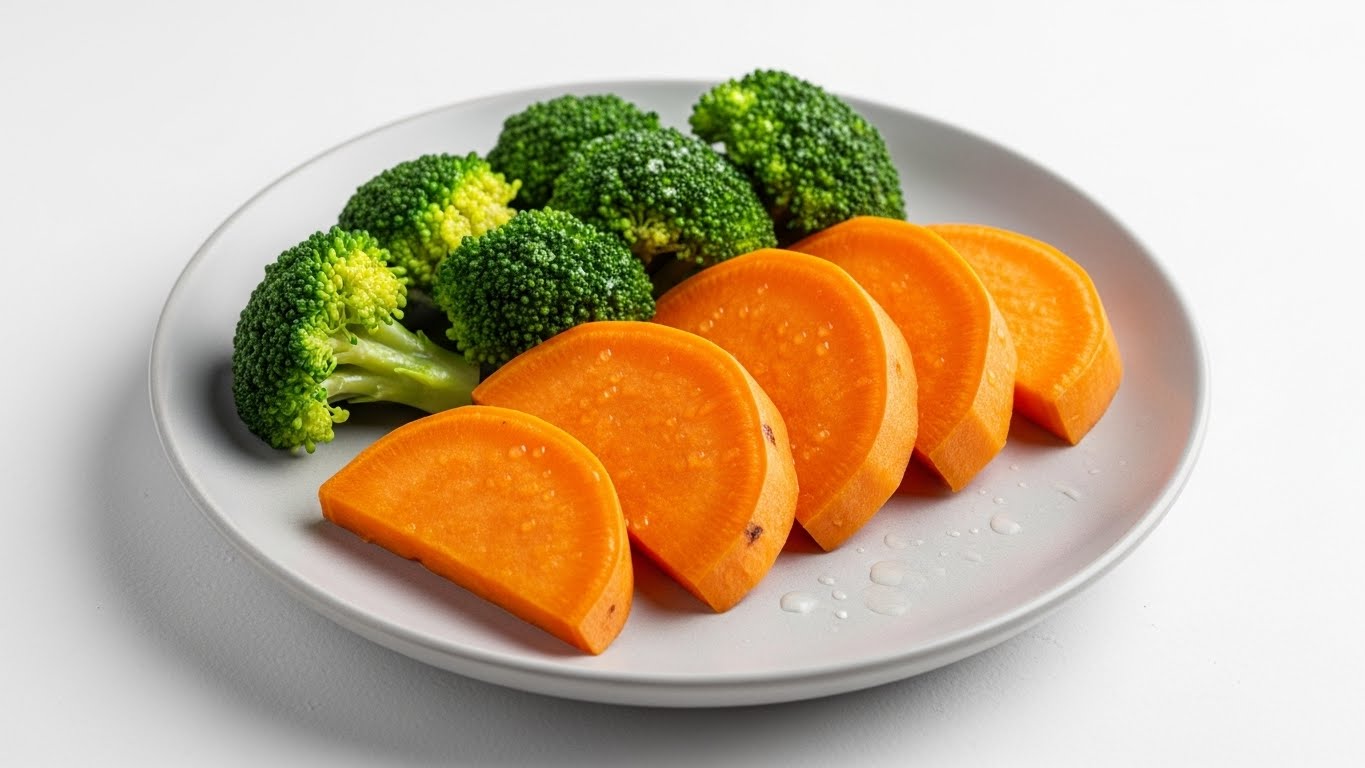 브로콜리와 고구마