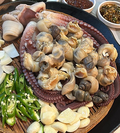전현무계획2 문어 숙회 생골뱅이 삼척