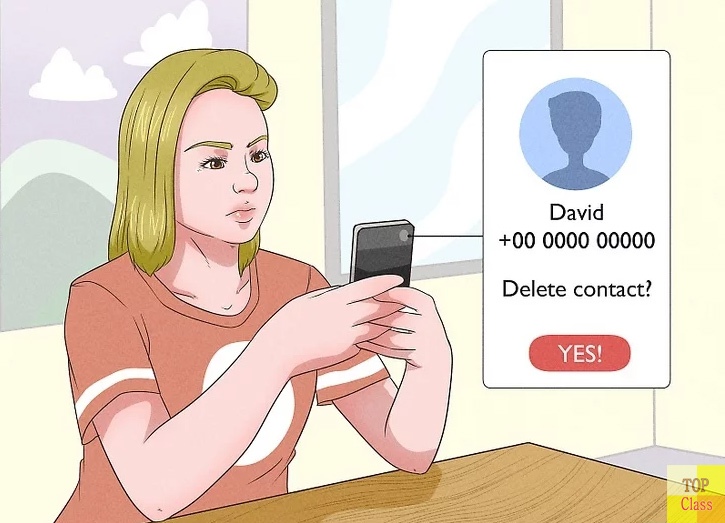 1. 전여친과의 연락 전부 차단하기