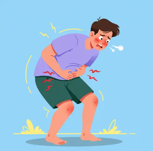 상한 음식 섭취 후 나타나는 증상