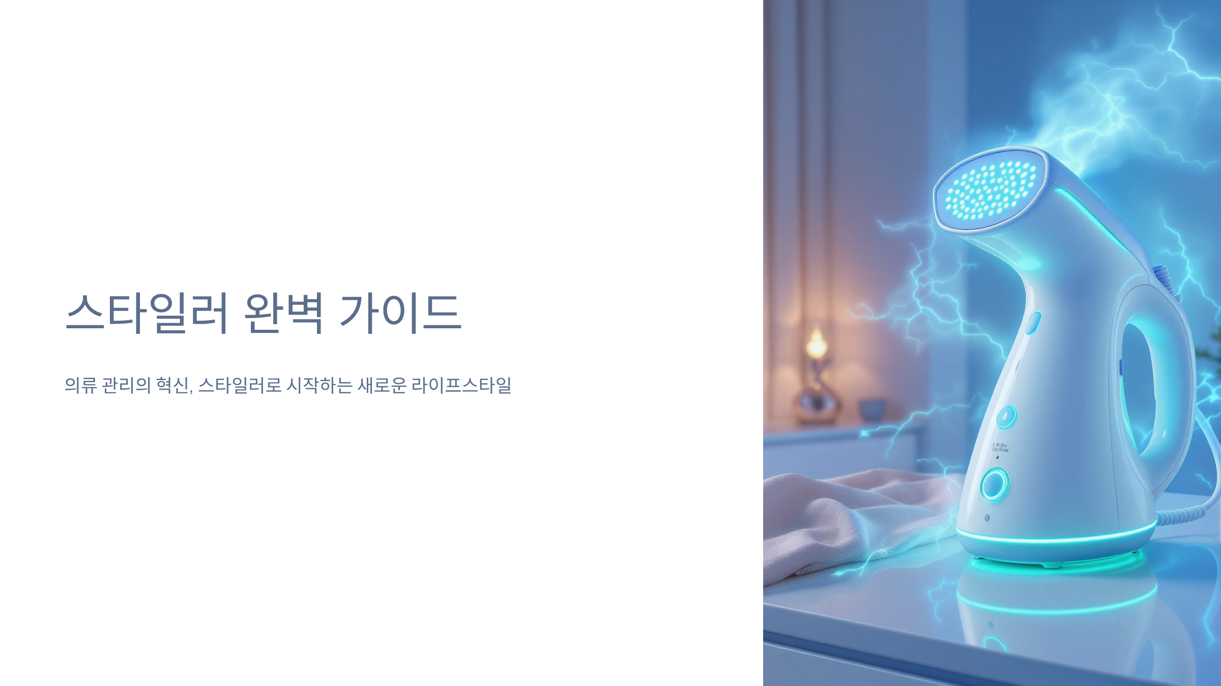 스타일러의 혁신적인 의류관리 기술