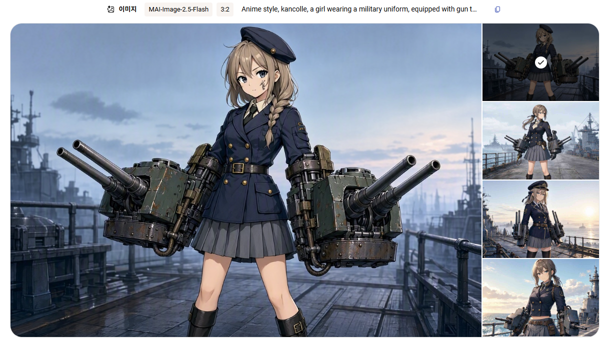 ai anime-style girl image