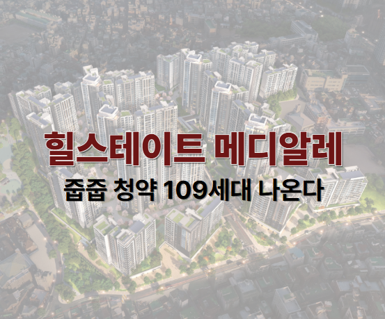 힐스테이트 메디알레 줍줍