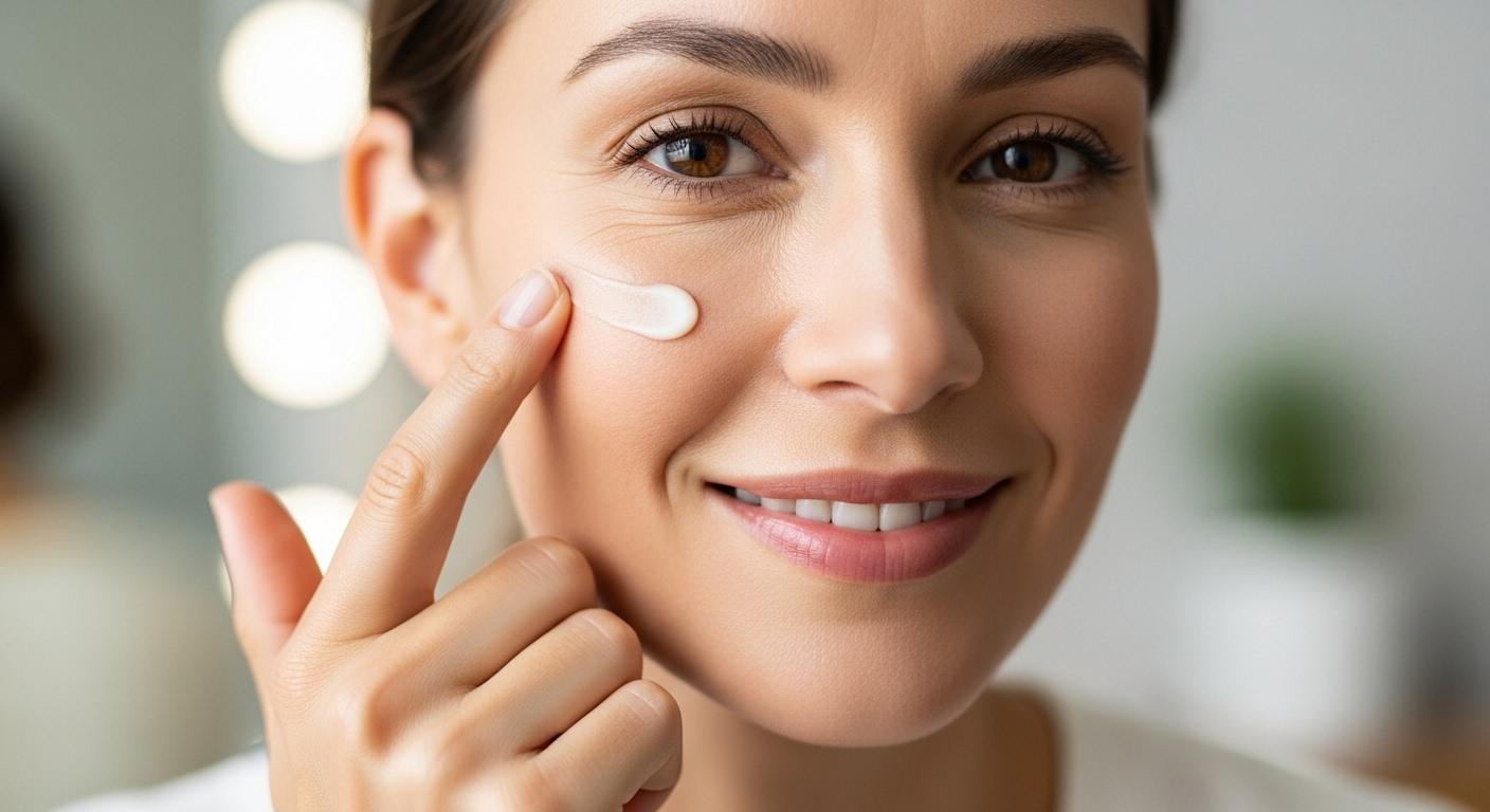 팔자주름 화장품 바르는법