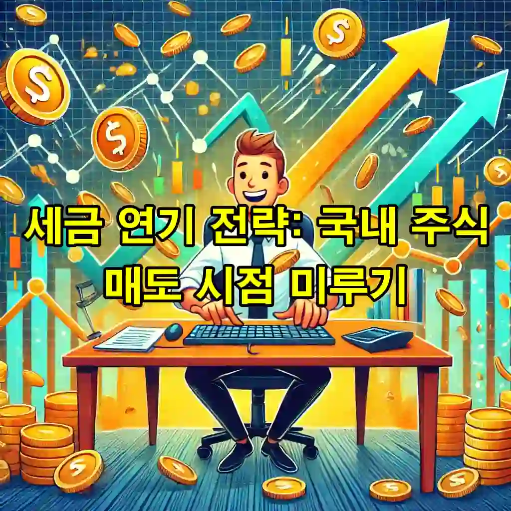 세금 연기 전략: 국내 주식 매도 시점 미루기