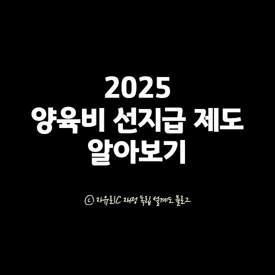 2025 양육비 선지급 제도 완전정리|지원대상·신청조건·지급방식 안내