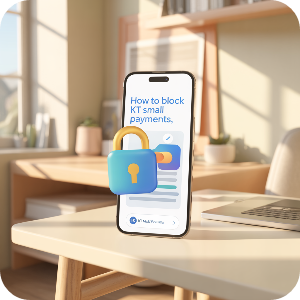 KT 소액결제 차단·해제방법 이미지