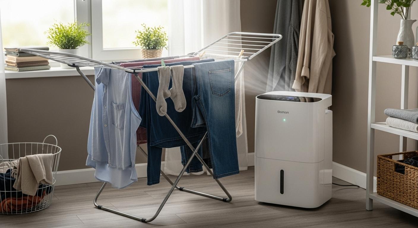 제습기로 빨래 빨리 말리는법