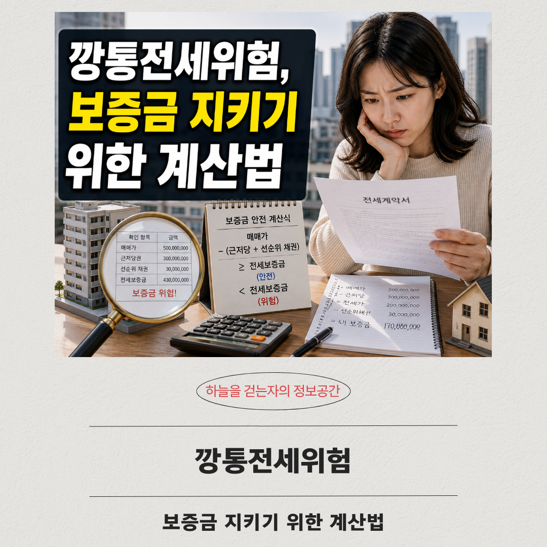 깡통전세위험, 보증금 지키기 위한 계산법