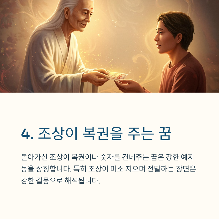 로또번호 당첨 꿈 해몽