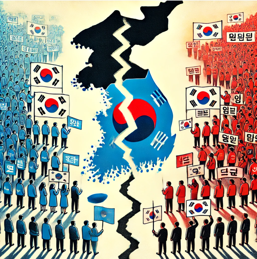 대한민국 국론 분열 및 좌파우파 대립 상황
