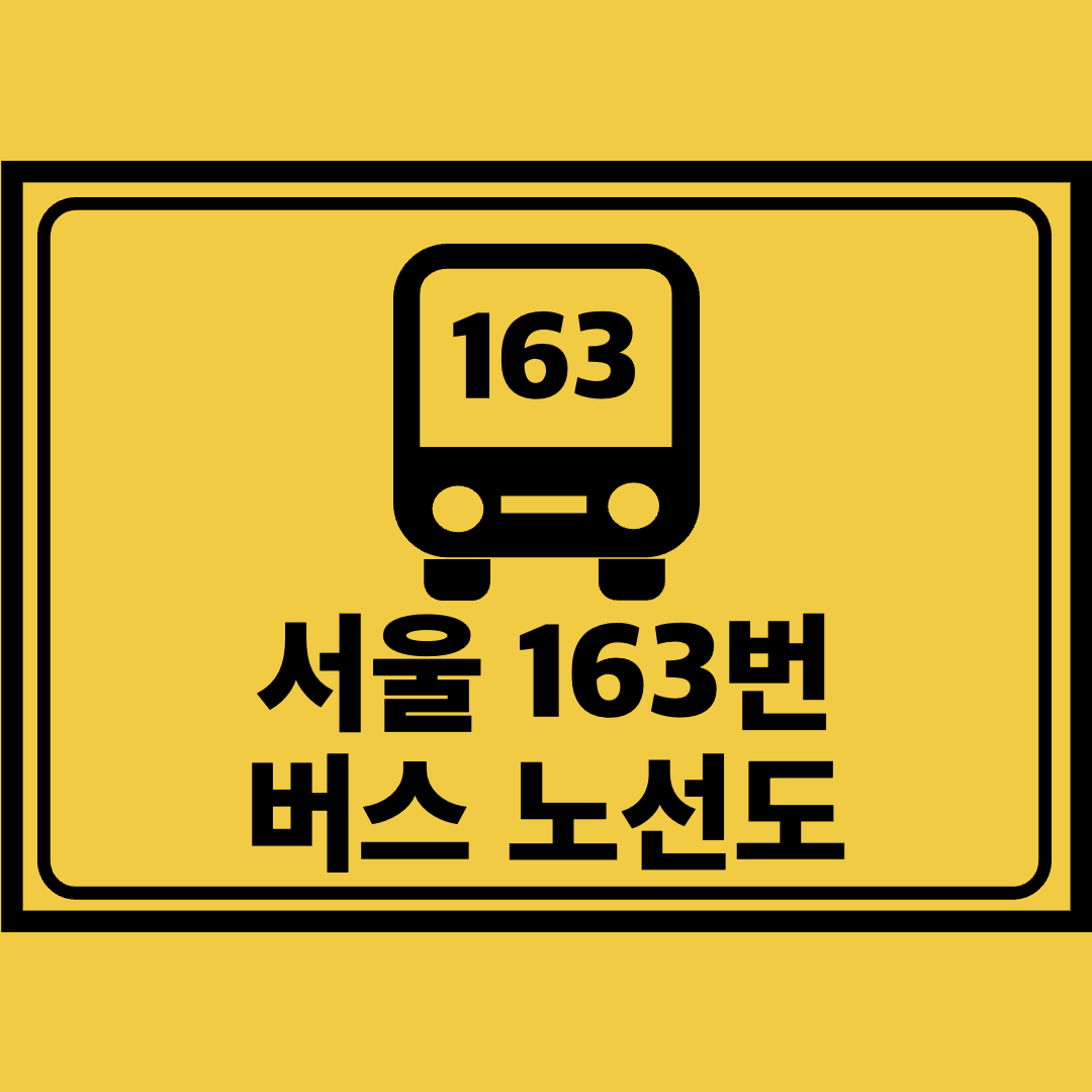 서울163번버스노선도