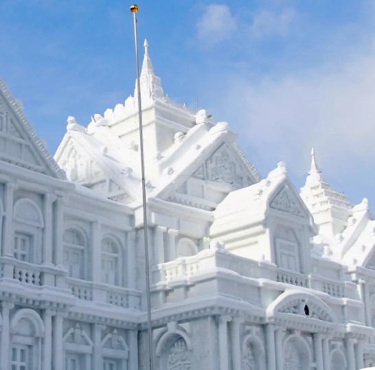 삿포로-눈-축제-얼음-성