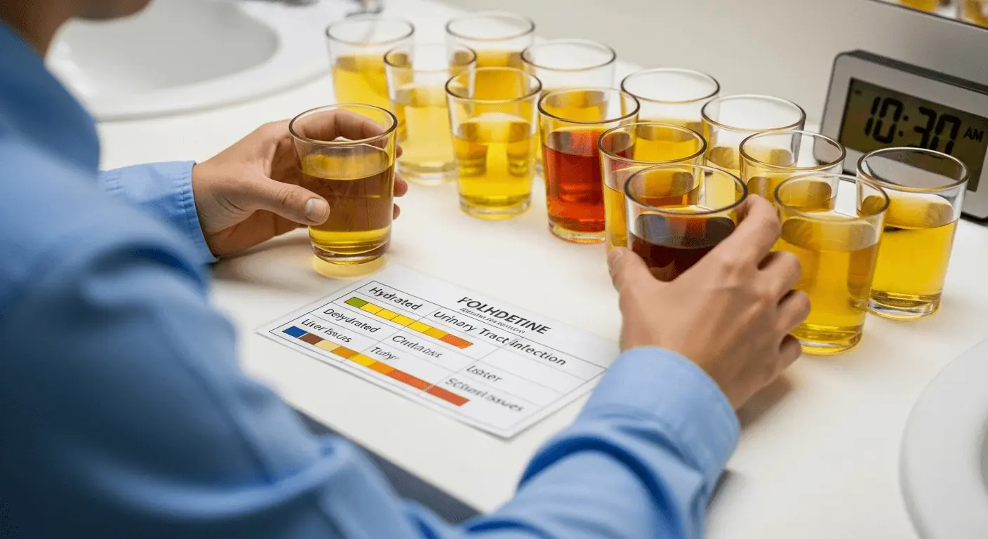 소변 색깔로 스트레스 자가진단