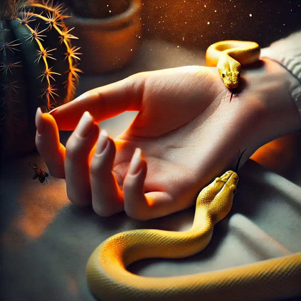 노란 뱀 꿈 해몽