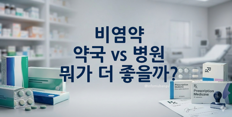 비염 약국 병원 어떤차이일까