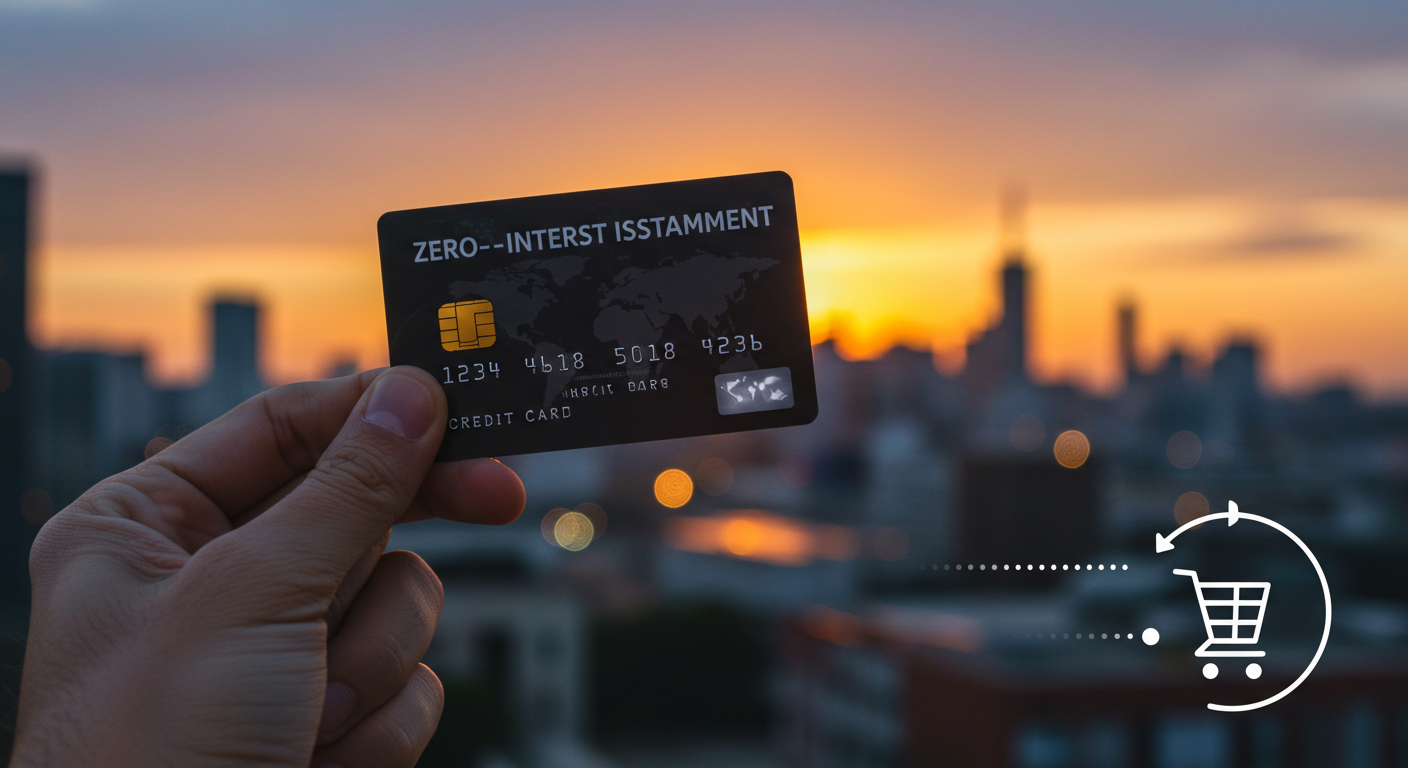 신용카드 무이자 이미지