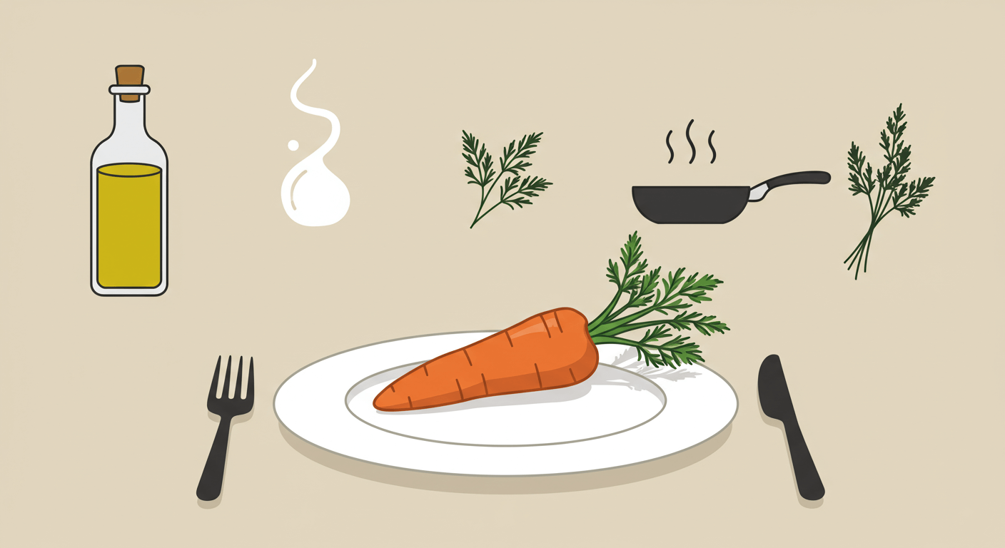 유럽식 당근 요리법, 영양 손실 없이 먹는 법