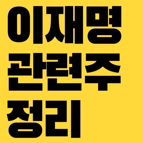 이재명 관련주