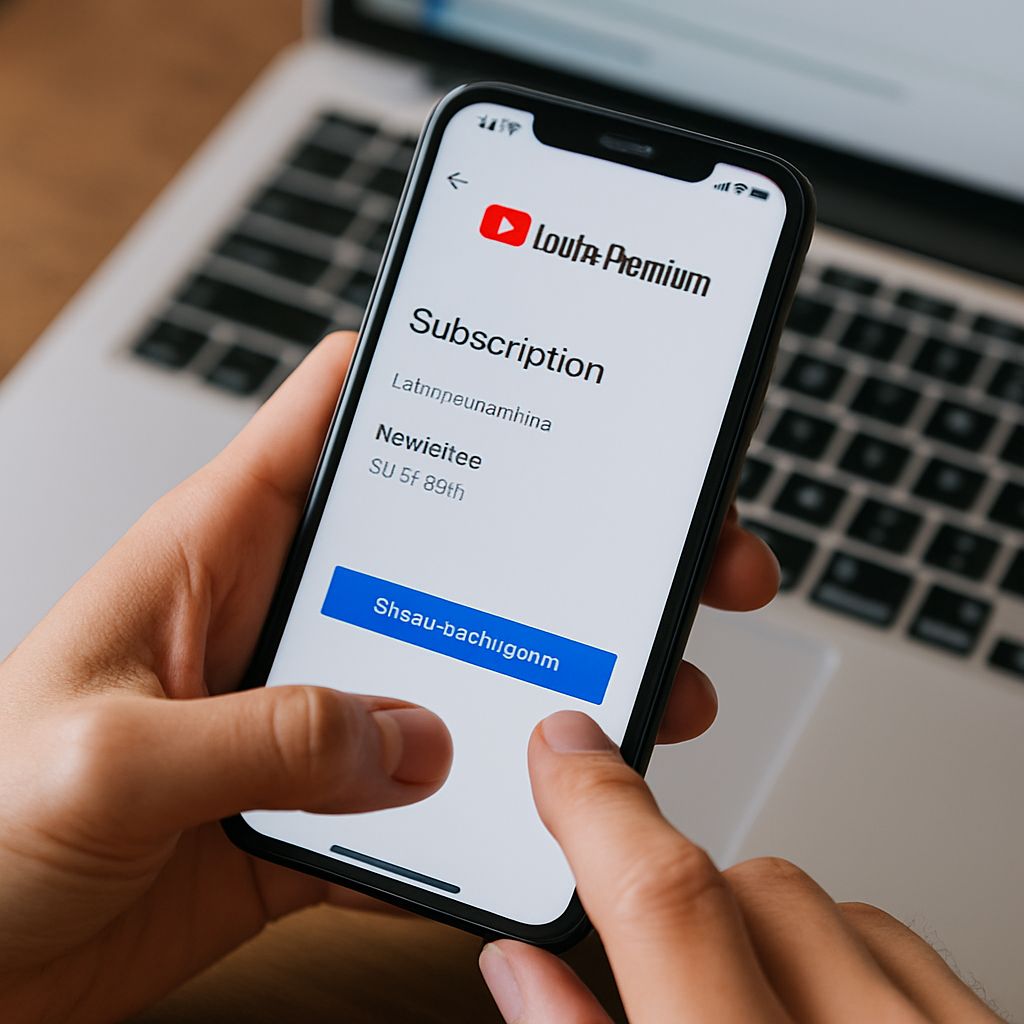 유튜브 프리미엄 해지 화면 단계별 예시