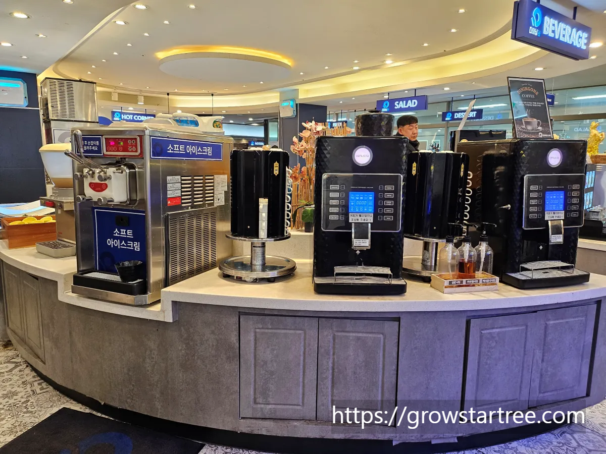 다이닝원 본점 커피, 아이스크림, 차