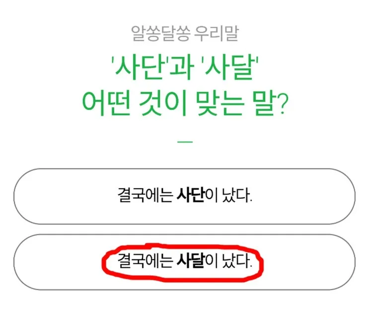 사단 사달 뜻 맞춤법 맞는 표현 사단이 났다_7