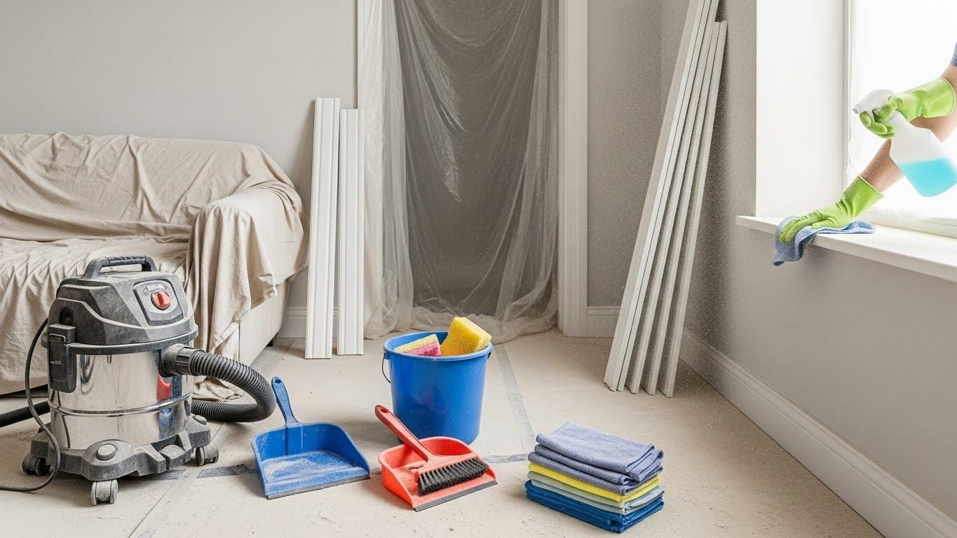 인테리어 공사 후 청소