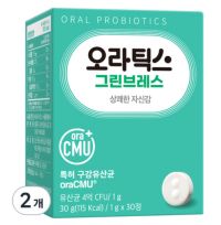 오라틱스 그린브레스 유산균, 30정, 2개