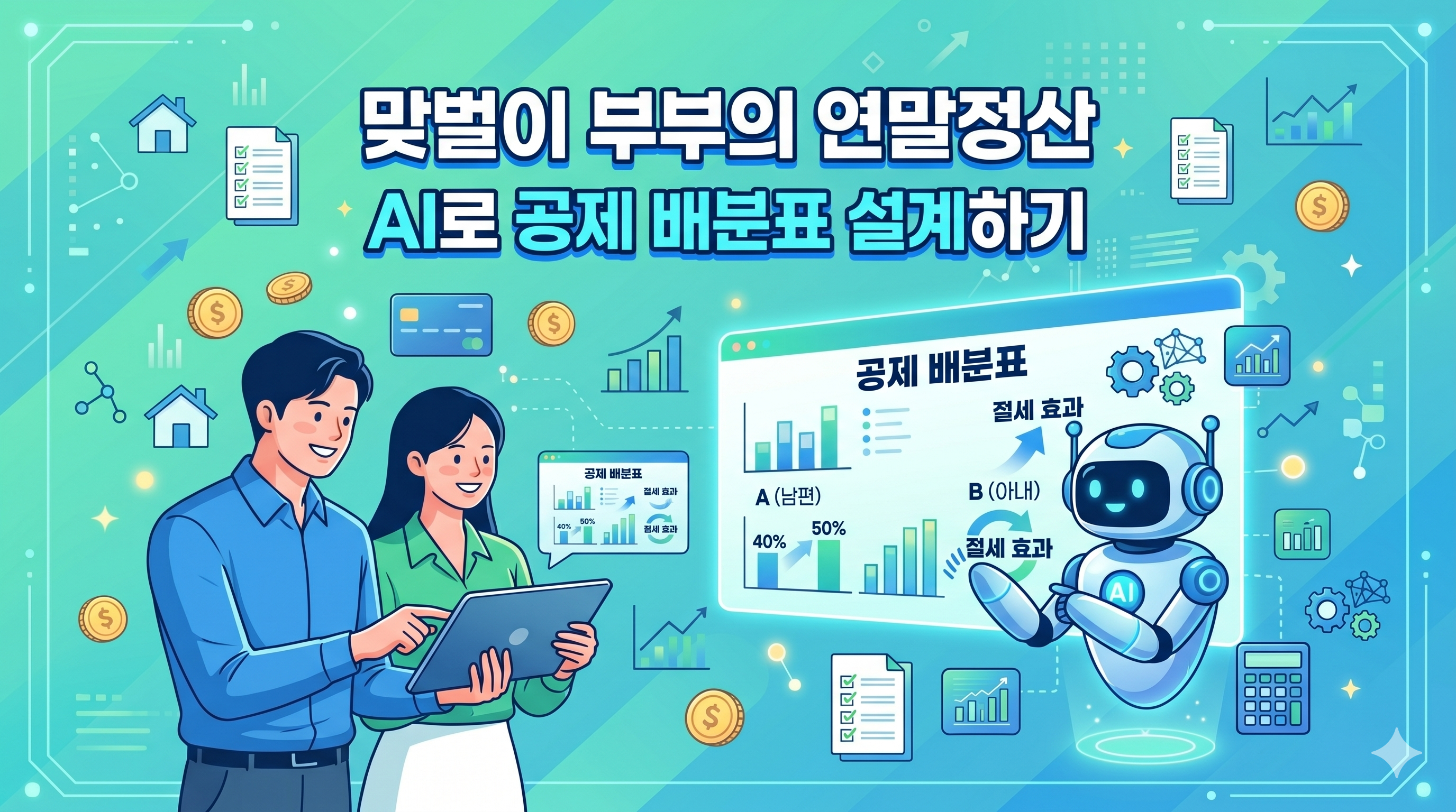 맞벌이 부부 연말정산 대표 이미지