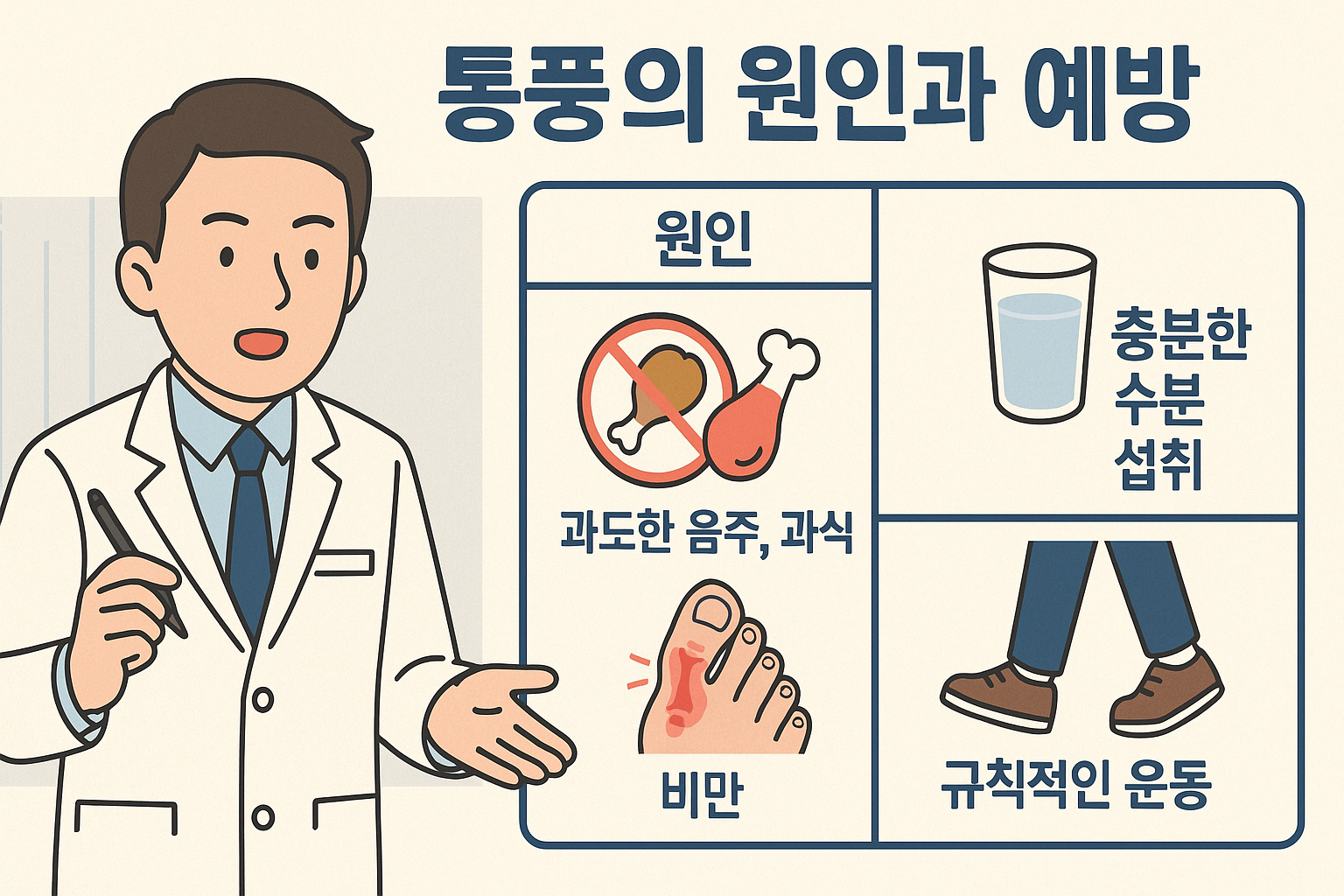 통풍의 원인과 예방 방법 정리