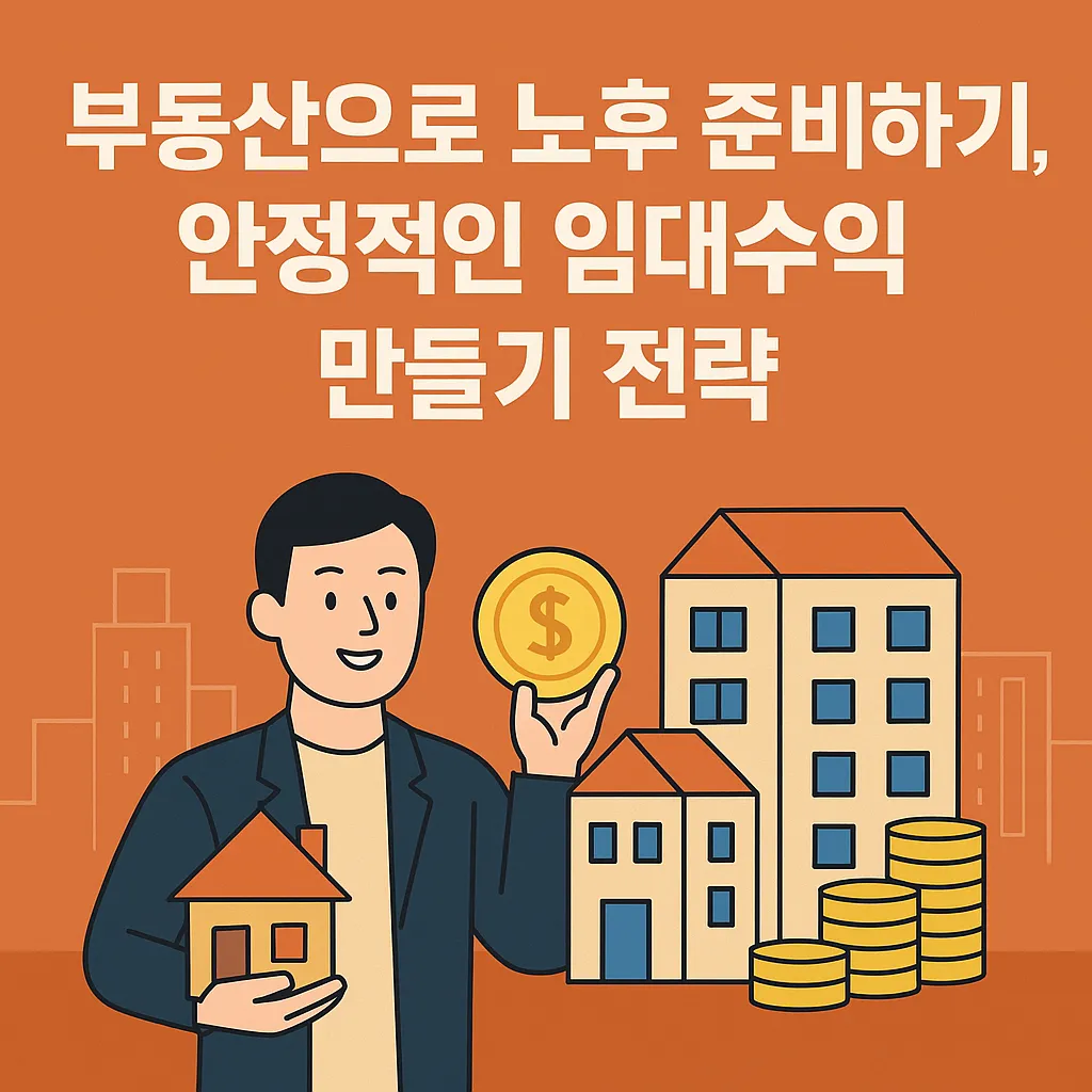 부동산으로 노후 준비하기, 안정적인 임대수익 만들기 전략