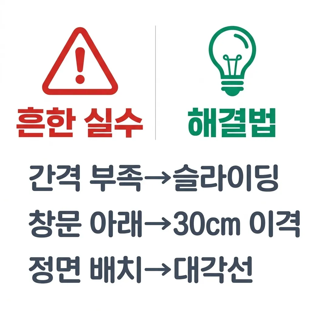 침실 가구 배치 실수 방지 핵심 주의사항 정리
