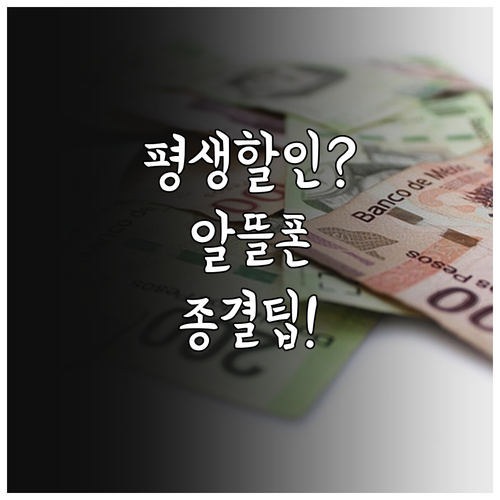 요금 변동 없는 알뜰폰 평생 할인 요..