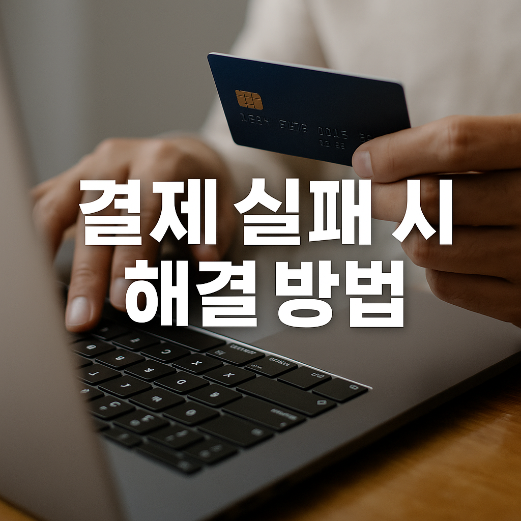 결제 실패 시 해결 방법 – 원인 파악부터 안전한 해결, 예방법까지