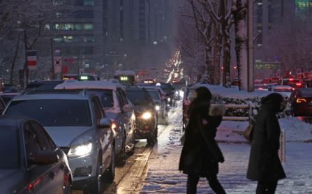 대설주의보 서울 교통상황