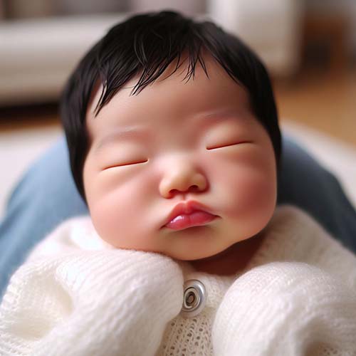 뾰루퉁한-아기